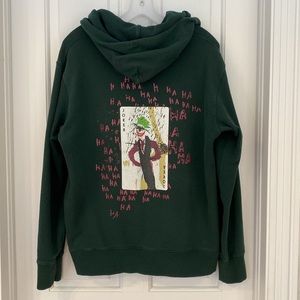 UNIQLO Jean-Michael Basquat Warner Bros Green Graphic Hoddie DC Comics The Joker